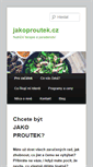 Mobile Screenshot of jakoproutek.cz